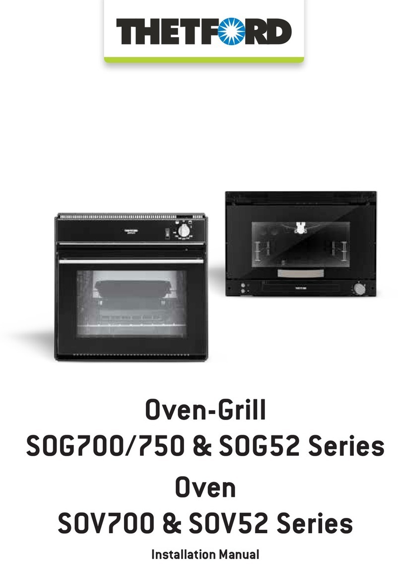 Thetford SOG52 Series User manual