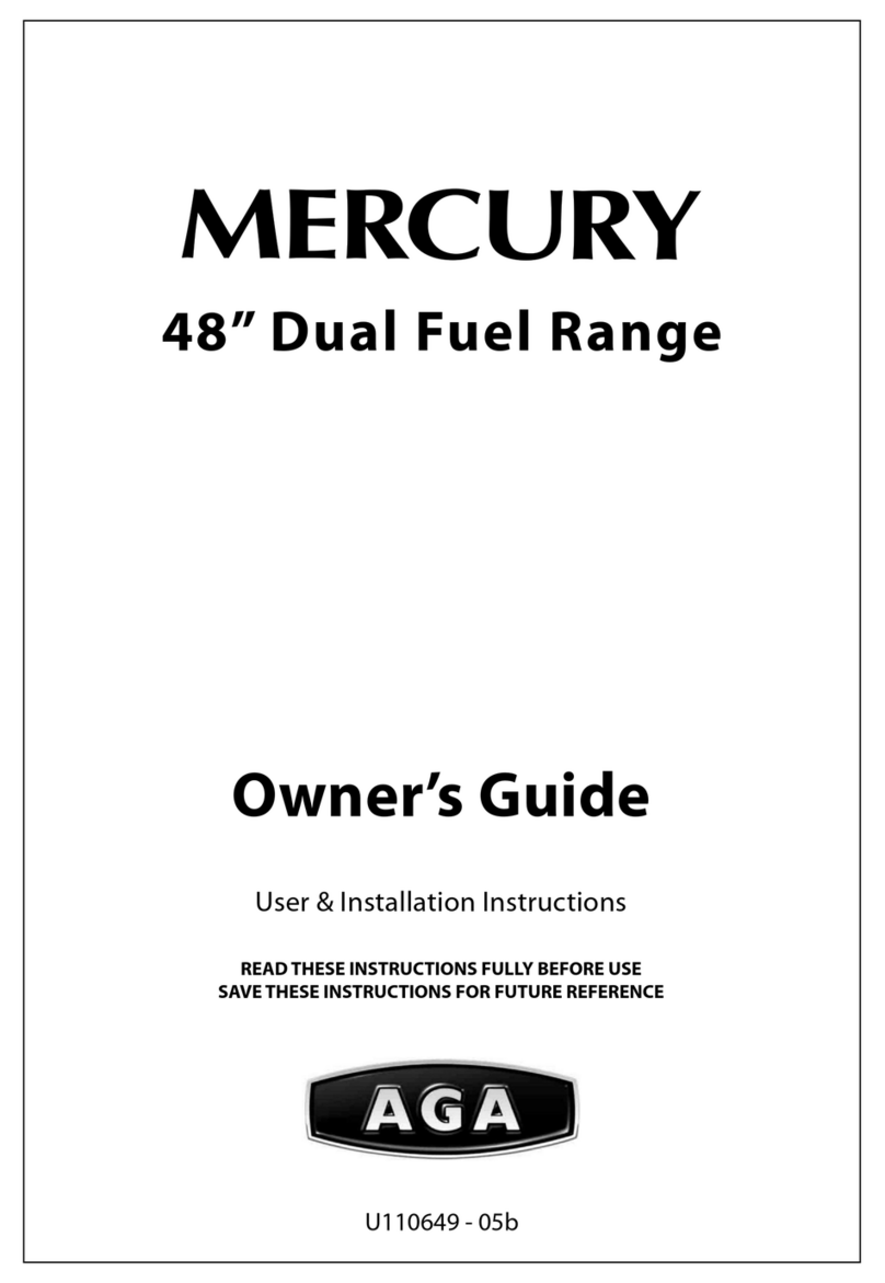 AGA MERCURY AMC48DFSTB User manual