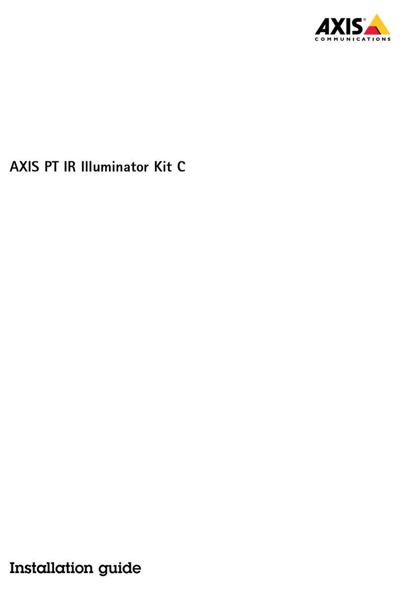Axis PT IR Illuminator Kit C User manual
