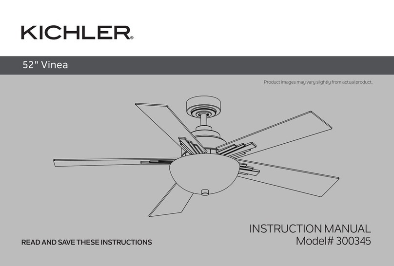 Kichler Lighting Vinea 52 instruction manual