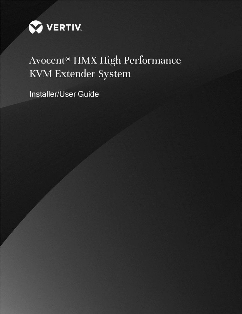 Vertiv Avocent HMX Installer/user guide