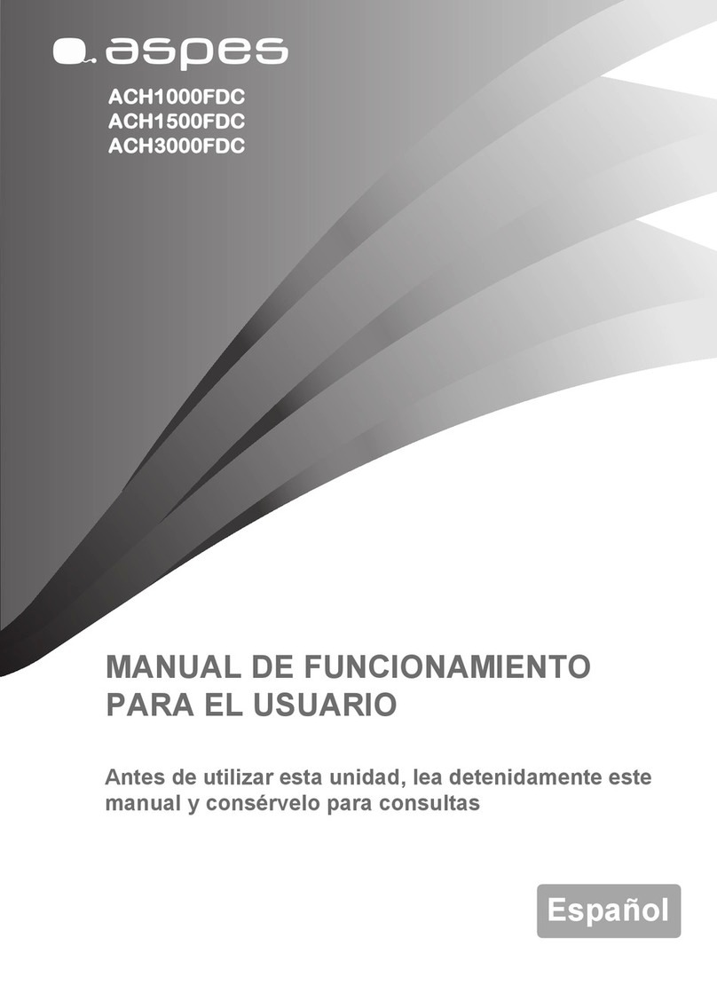 Aspes ACH1000FDC user manual