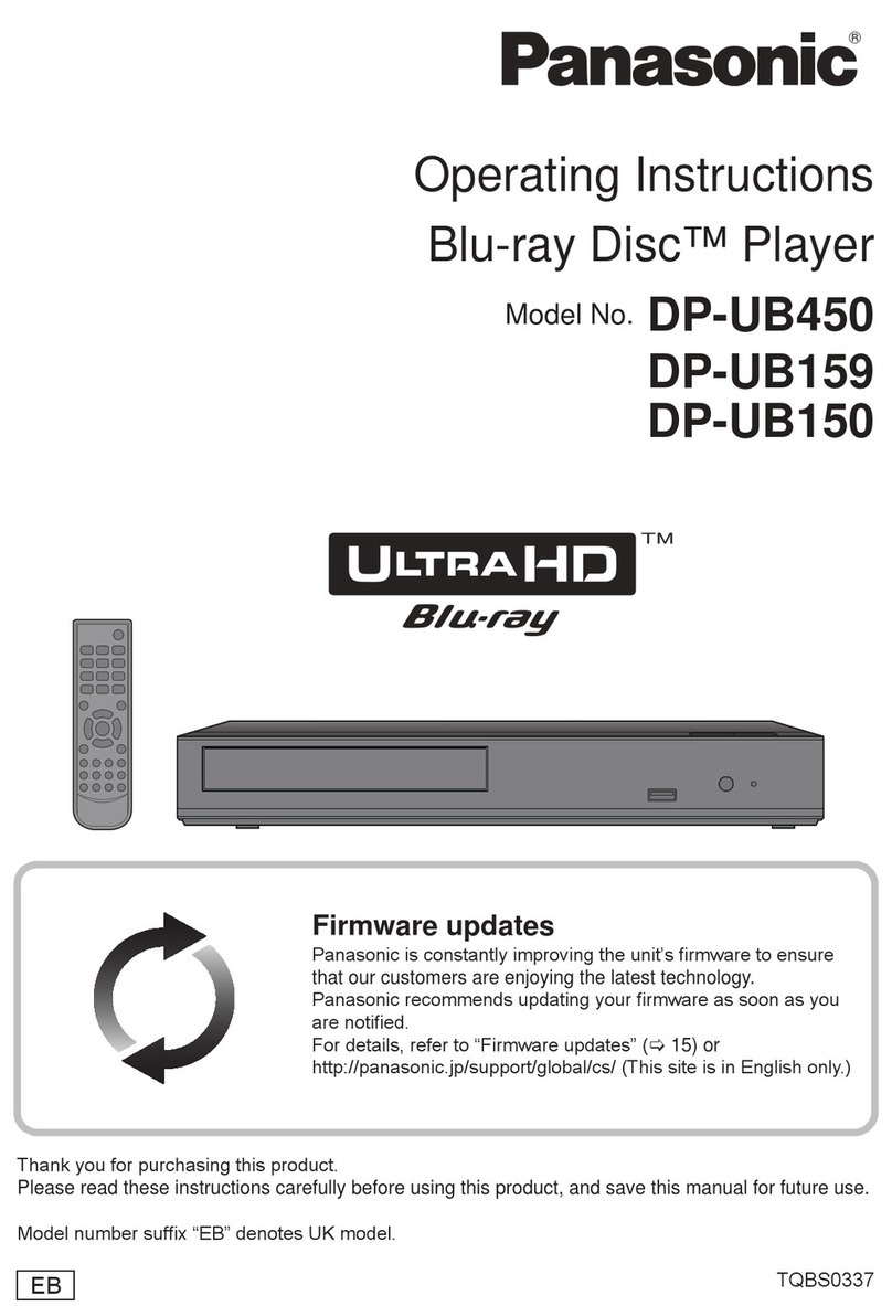 Panasonic DP-UB150GN-K operating instructions