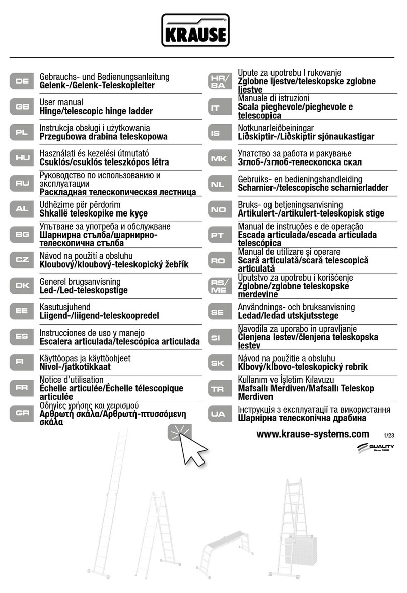 KRAUSE STABILO Professional 133922 user manual