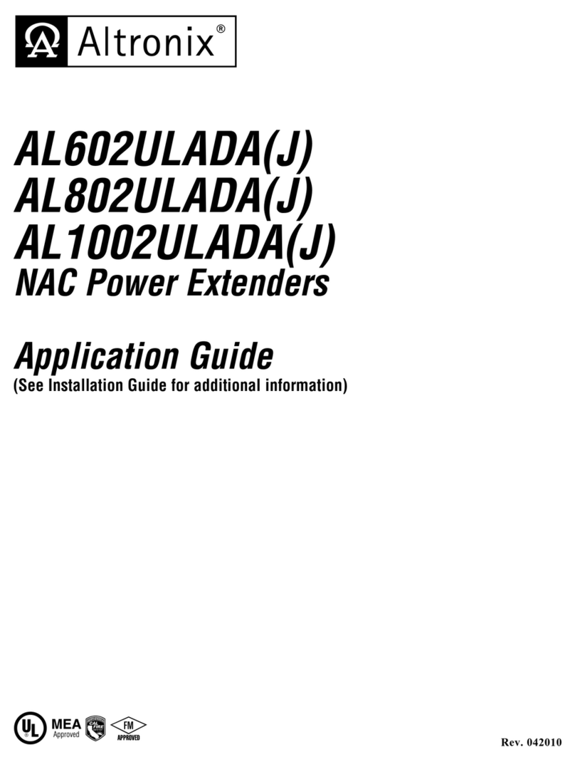 Altronix AL602ULADAJ Application guide