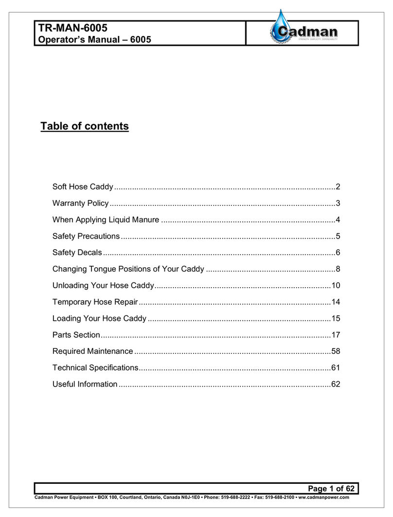Cadman 6005 User manual