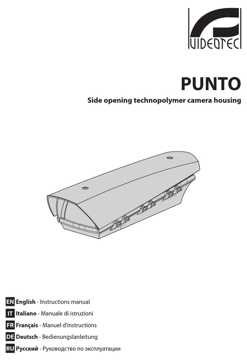 Videotec PUNTO User manual