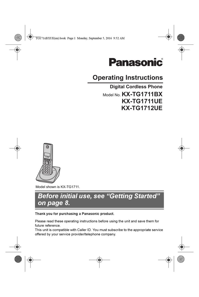 Panasonic KX-TG1711BX operating instructions