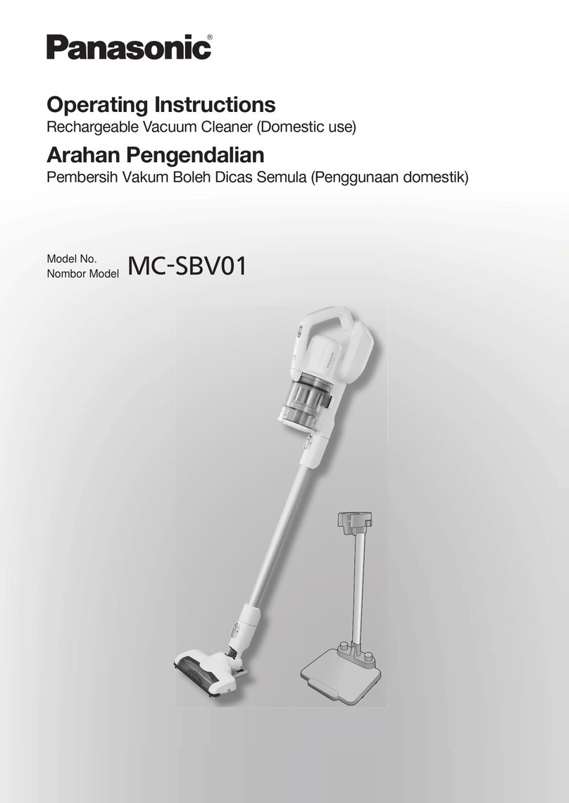 Panasonic MC-SBV01W543 User manual