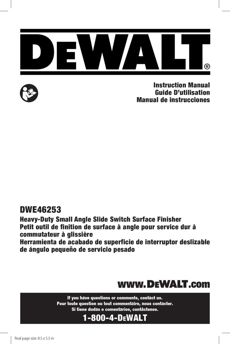 DeWalt DWE46253-CA User manual