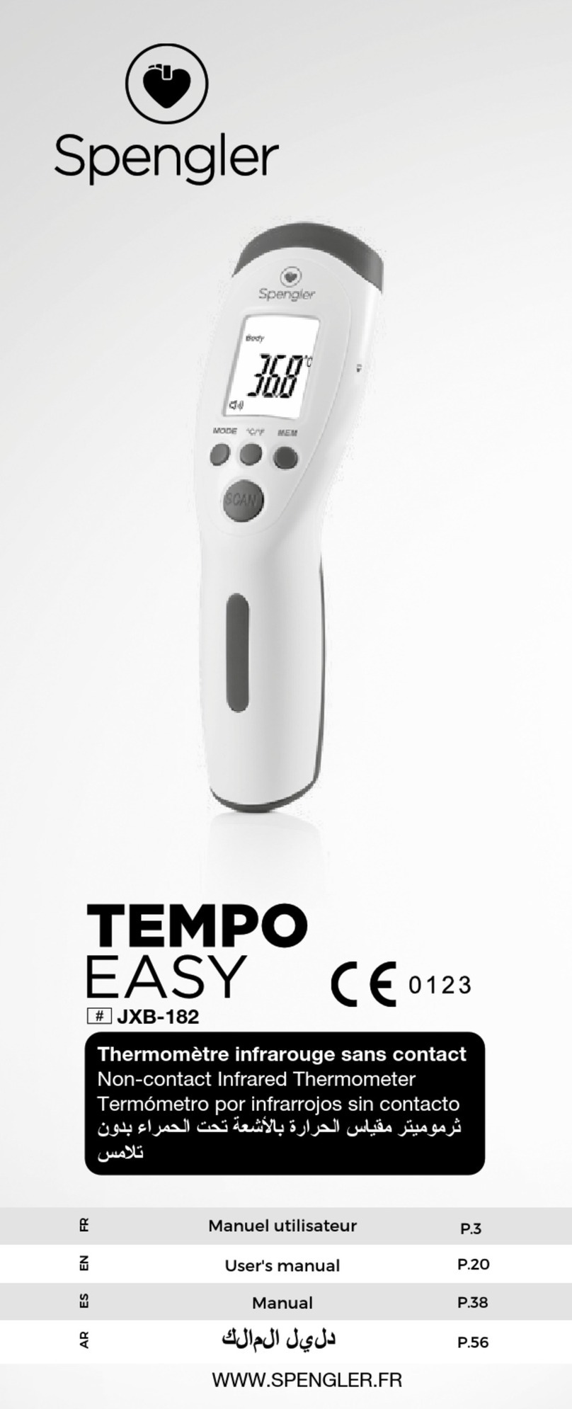Spengler TEMPO EASY JXB-182 user manual