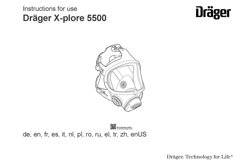 Dräger X-plore 5500 User manual Dräger X-plore 5500 User manual