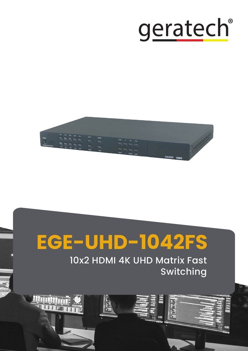 geratech EGE-UHD-1042FS Instruction Manual