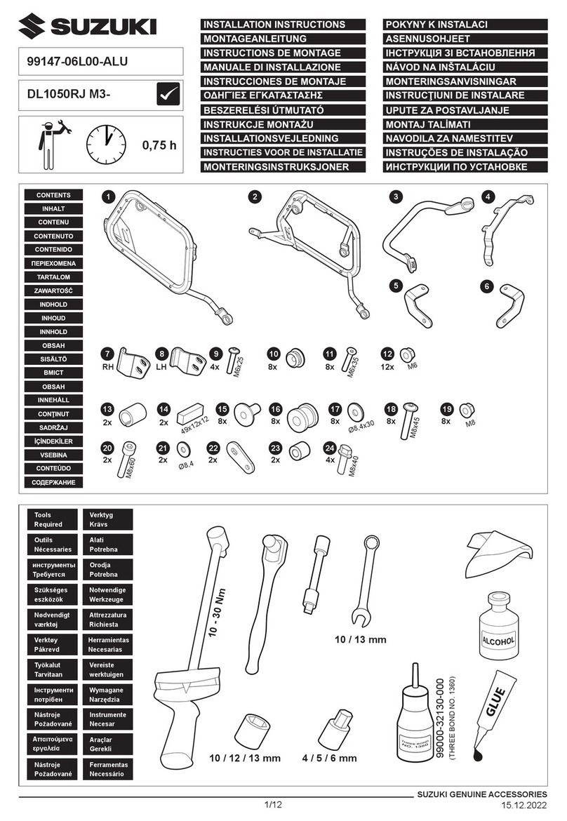 Suzuki 99147-06L00-ALU installation instructions