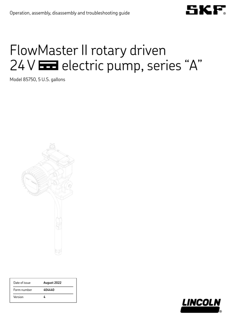Lincoln SKF FlowMaster II A Series Operation guide