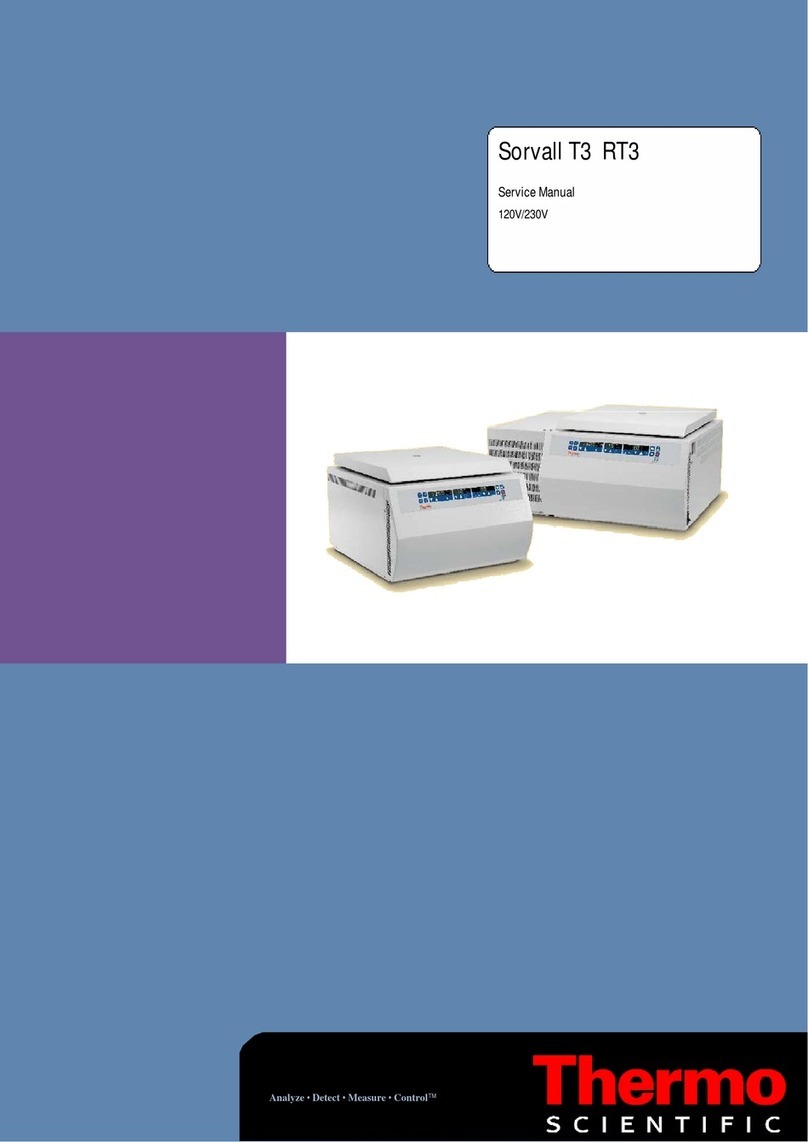 Thermo Scientific Sorvall T3 User manual