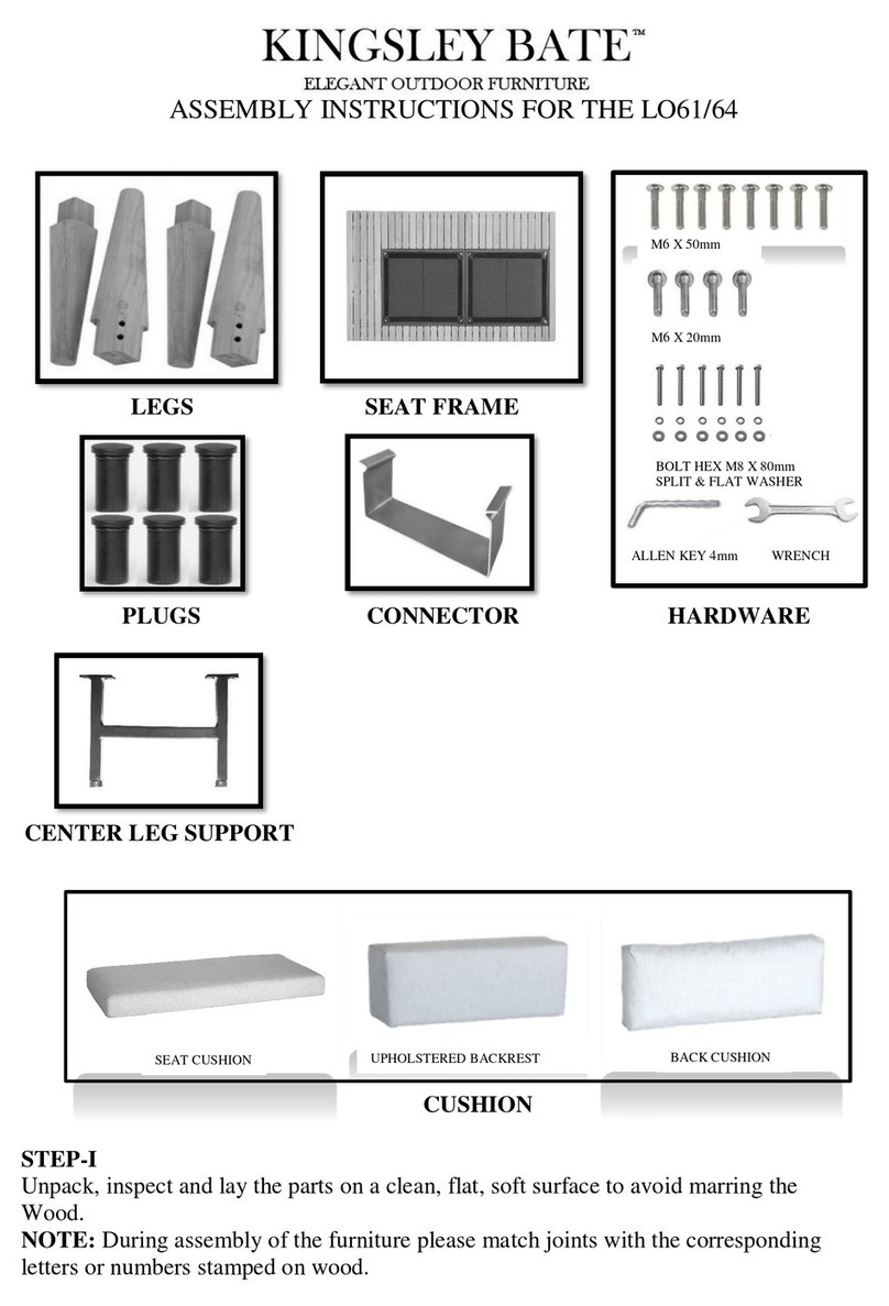 kingsley-bate LO61/64 User manual