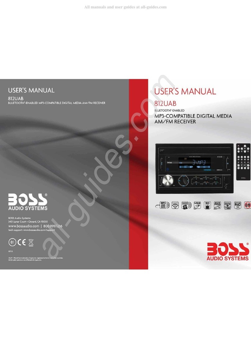 Boss Audio Systems 812UAB User manual