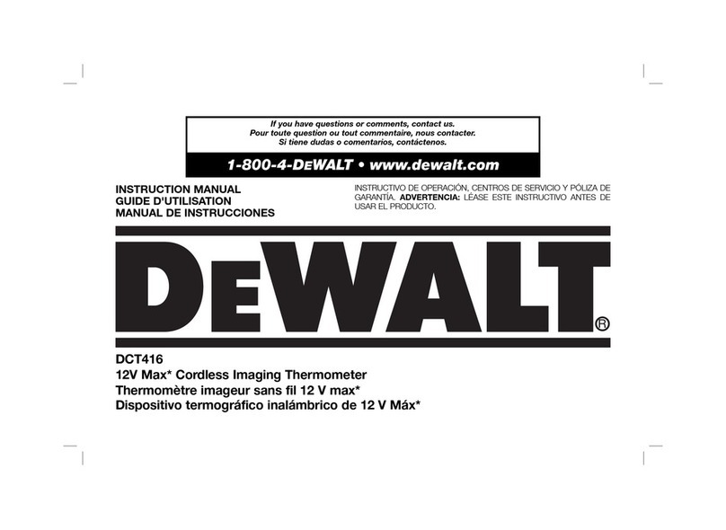 DeWalt DCT416S1-CA instruction manual