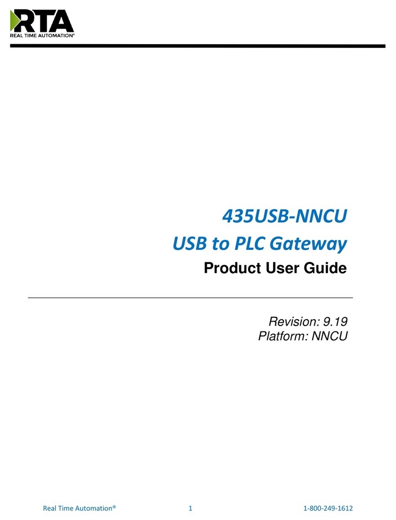 RTA 435USB-NNCU Specification sheet