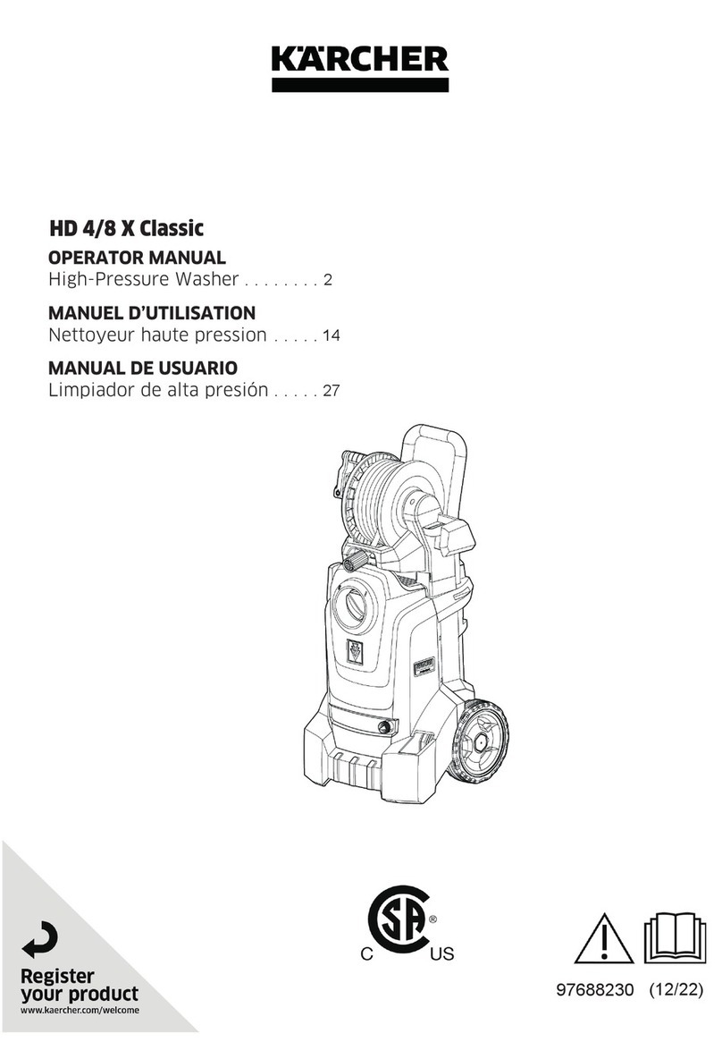 Kärcher HD 4 X Classic User manual