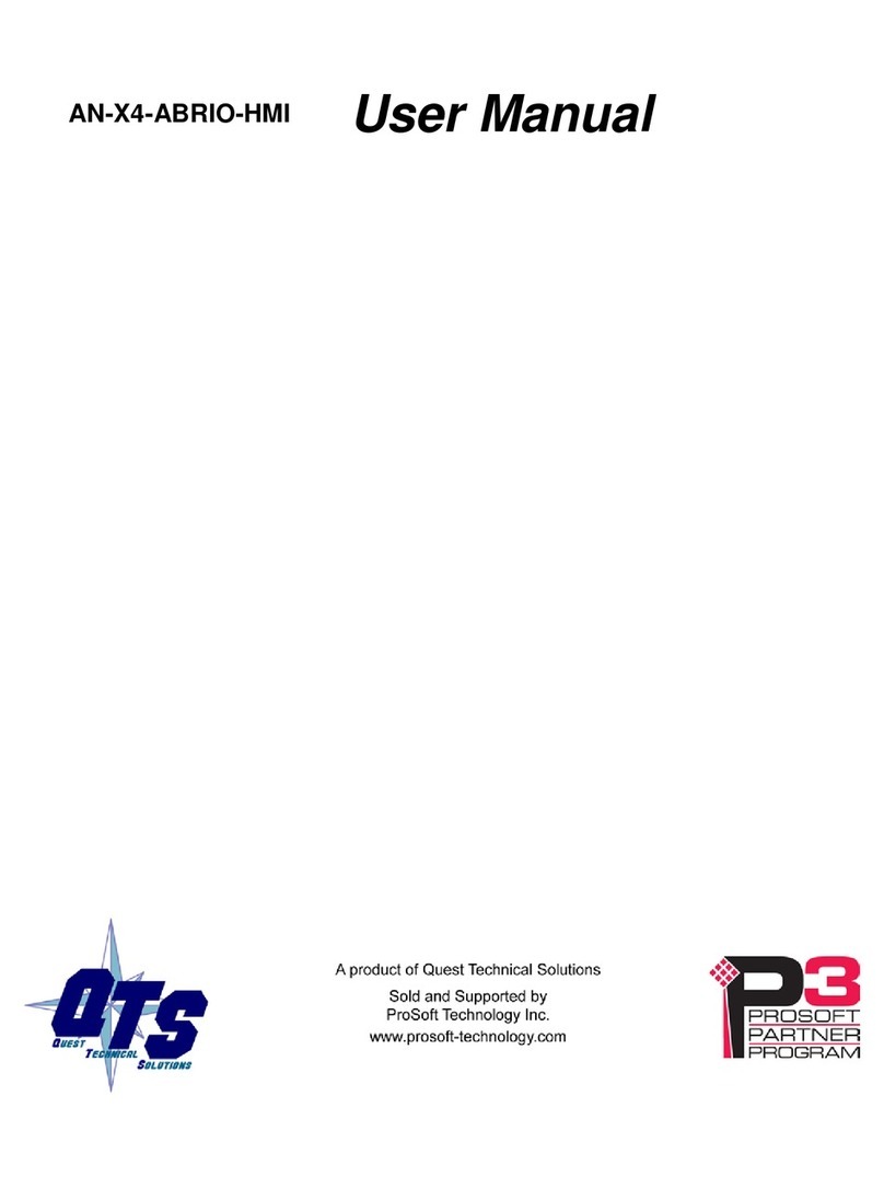 QTS AN-X4-ABRIO-HMI User manual