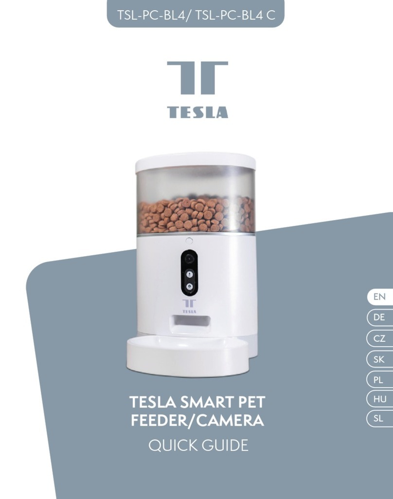 Tesla SMART PET FEEDER/CAMERA quick guide