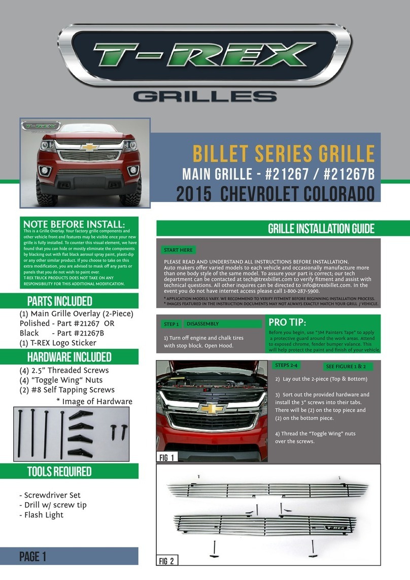 TREX BILLET Series User manual
