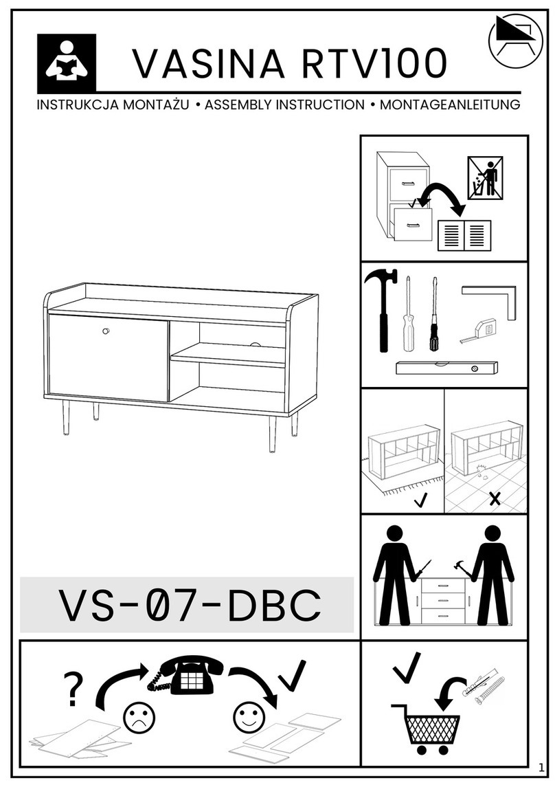 Arthauss Furniture VASINA RTV100 User manual