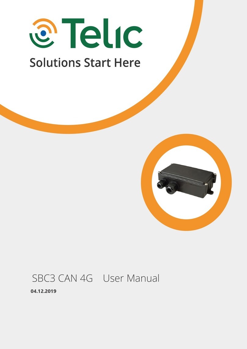 Telic SBC3 CAN 4G user manual