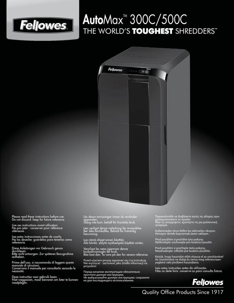 Fellowes AutoMax 300C manual