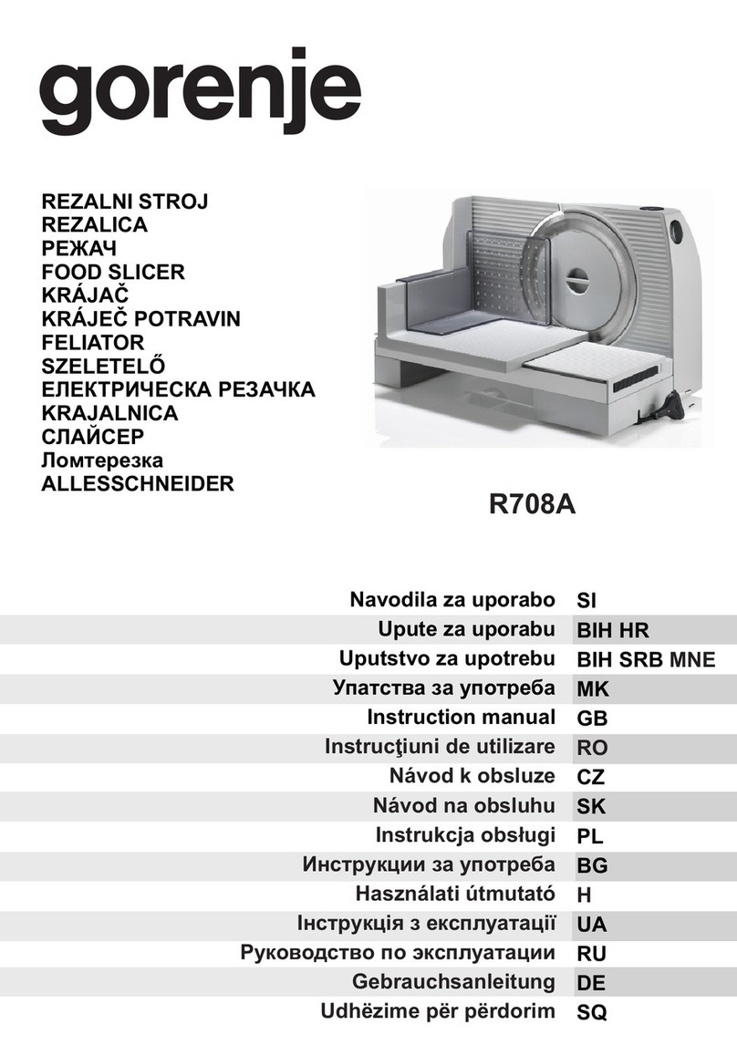 Gorenje R708A instruction manual