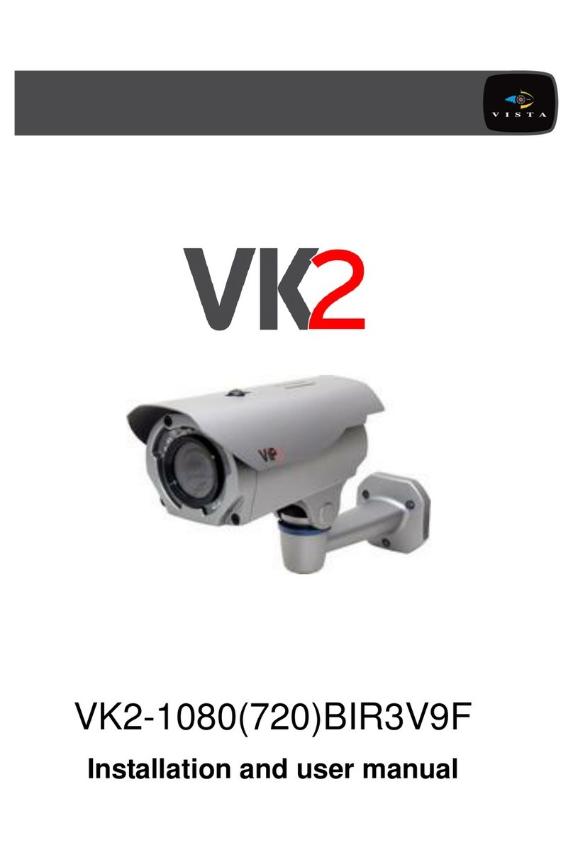 Vista VK2-1080BIR3V9F Installation and user manual