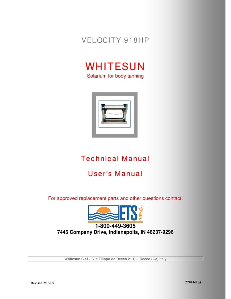 ETS WHITESUN VELOCITY 918HP user manual