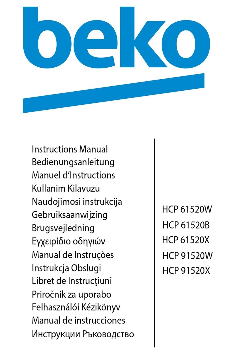 Beko HCP 61520W instruction manual