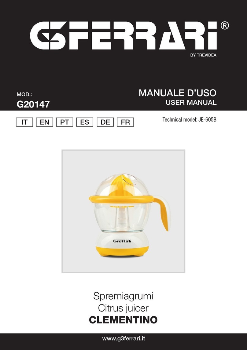 TREVIDEA G3GERRARI CLEMENTINO User manual