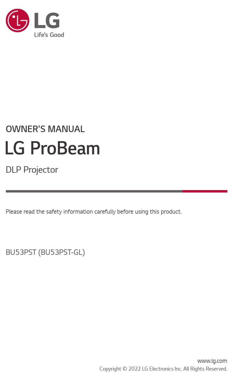 LG ProBeam BU53PST-GL owner's manual