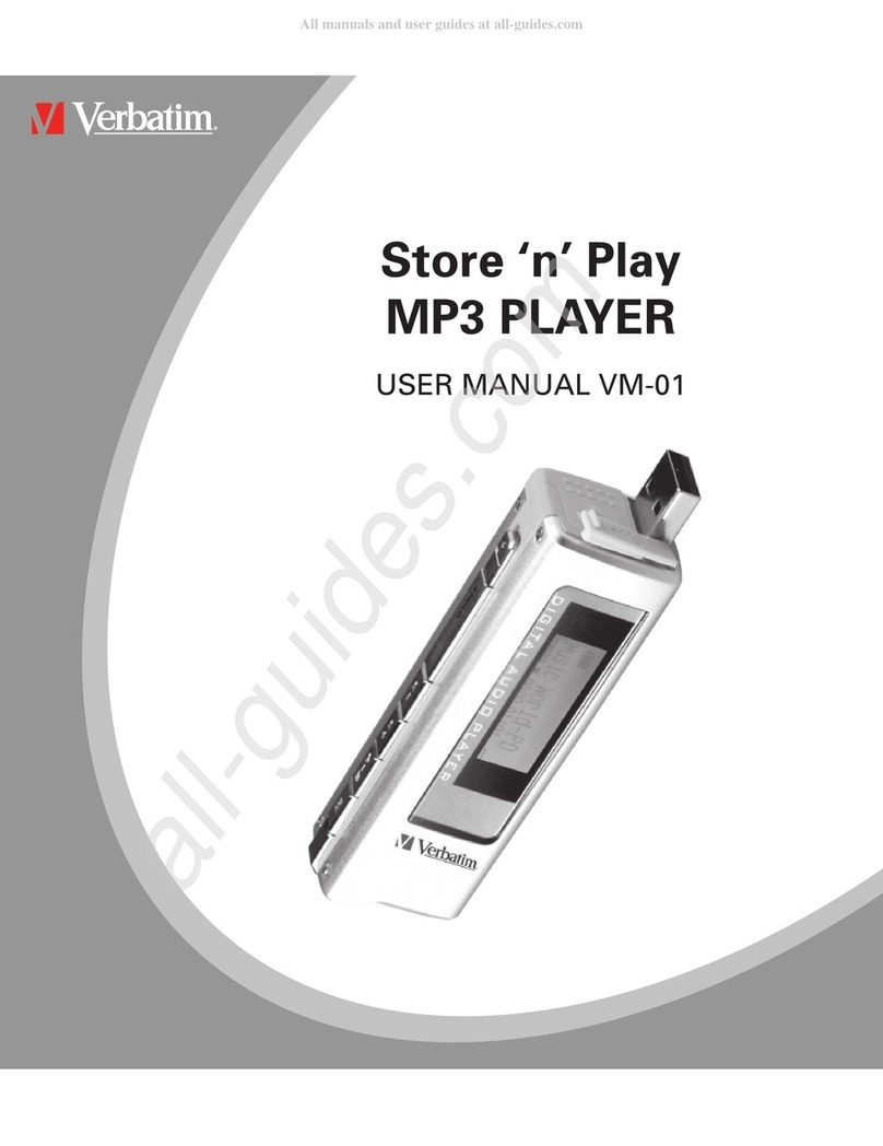 Verbatim Store 'n' Play VM-01 User manual