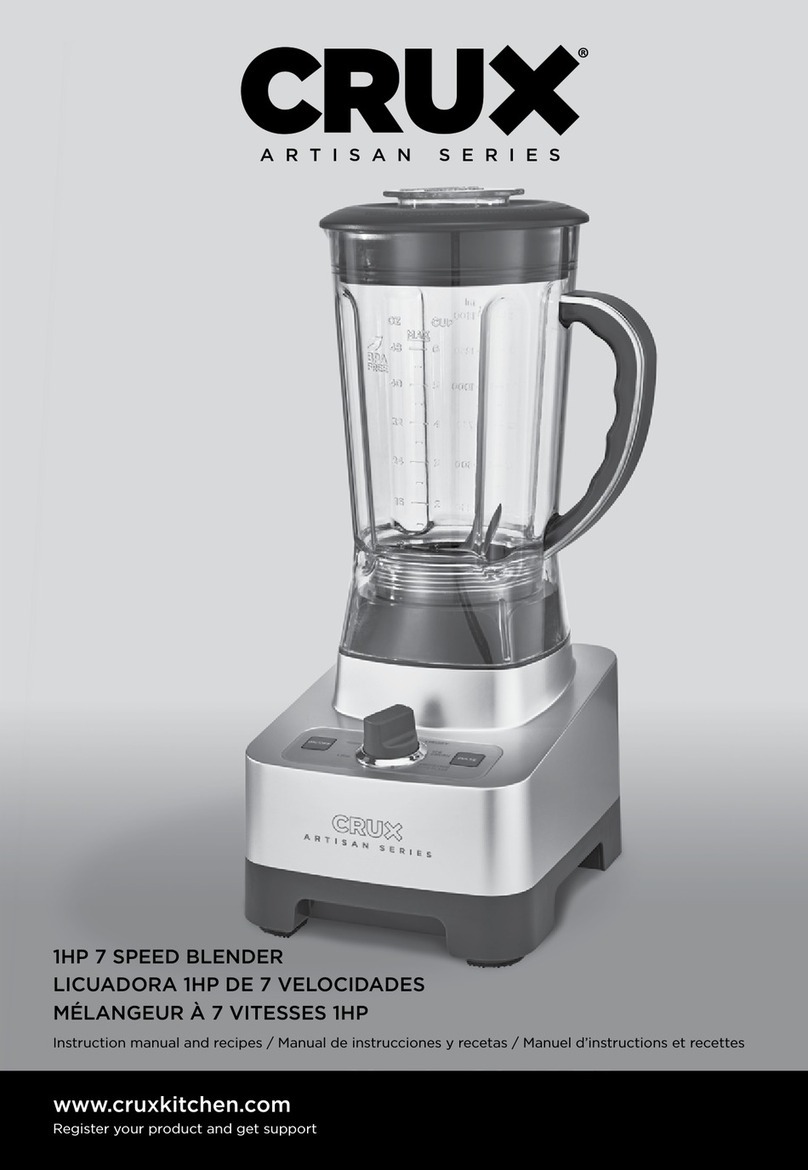 Crux Artisan 14929 Instruction Manual and Recipes