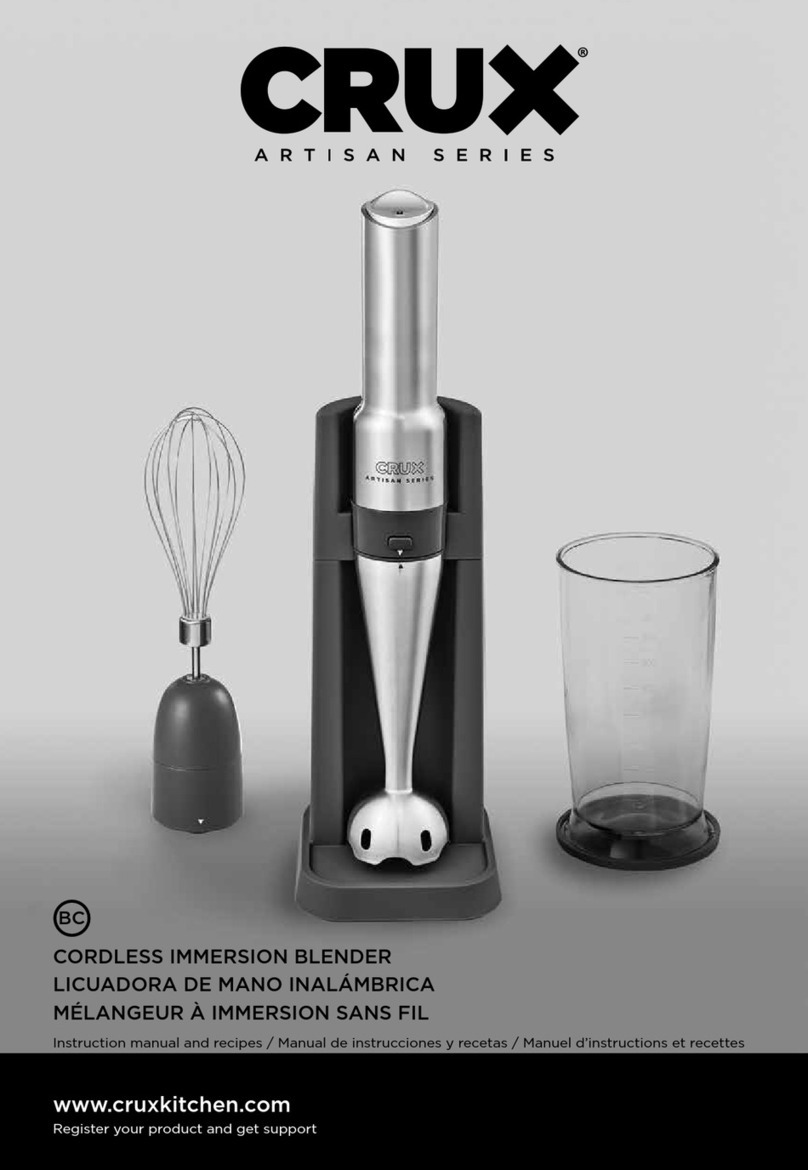Crux Artisan 14932 Instruction Manual and Recipes