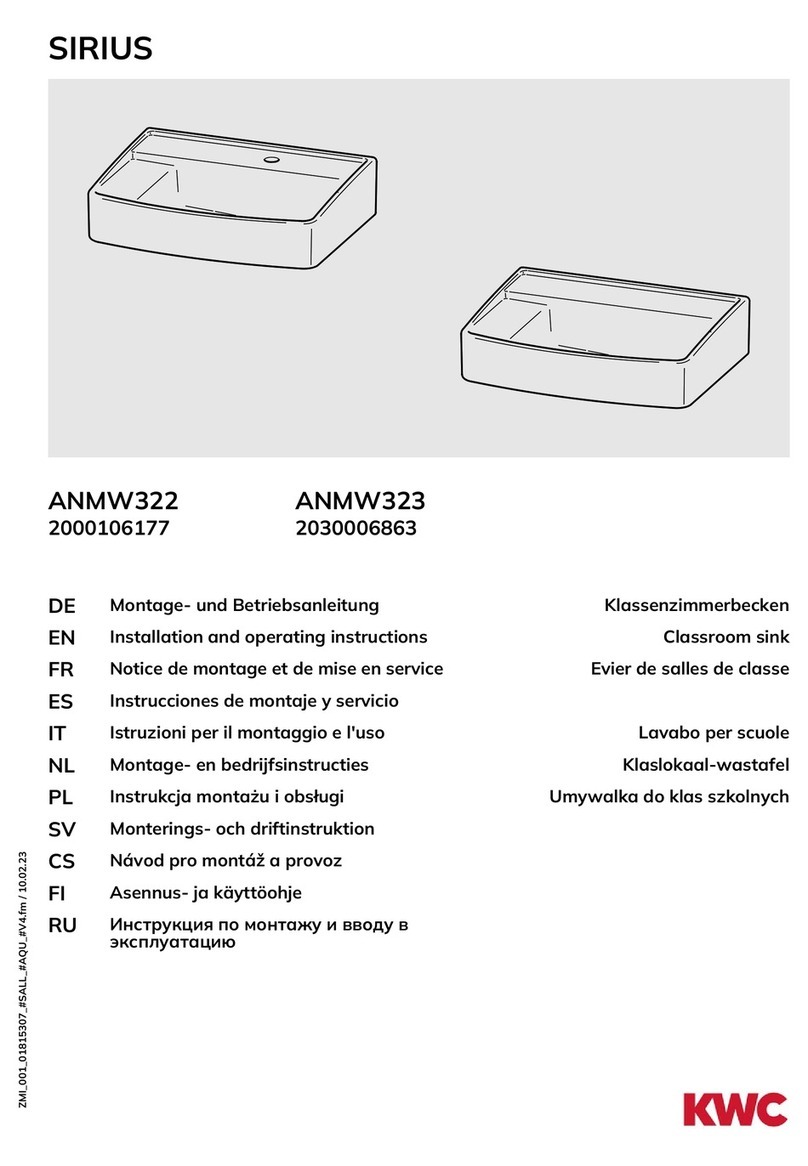 KWC SIRIUS ANMW322 User manual