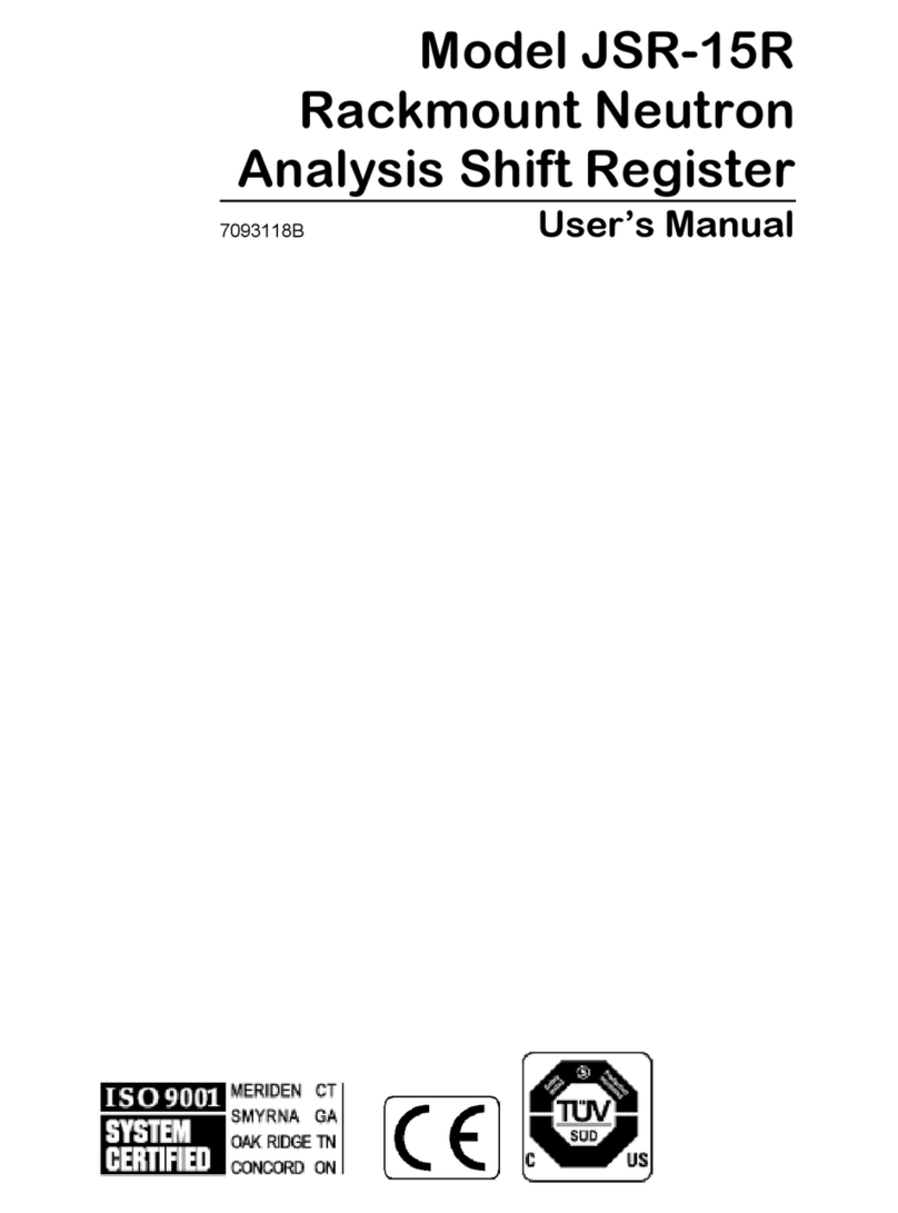 Mirion Technologies JSR-15R user manual