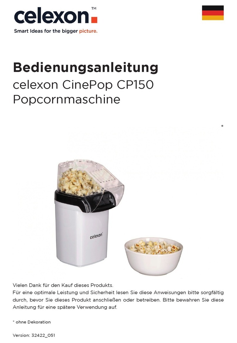 Celexon CinePop CP150 operating instructions