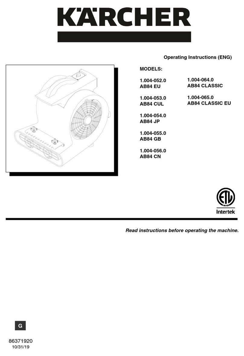 Kärcher AB 84 EU User manual