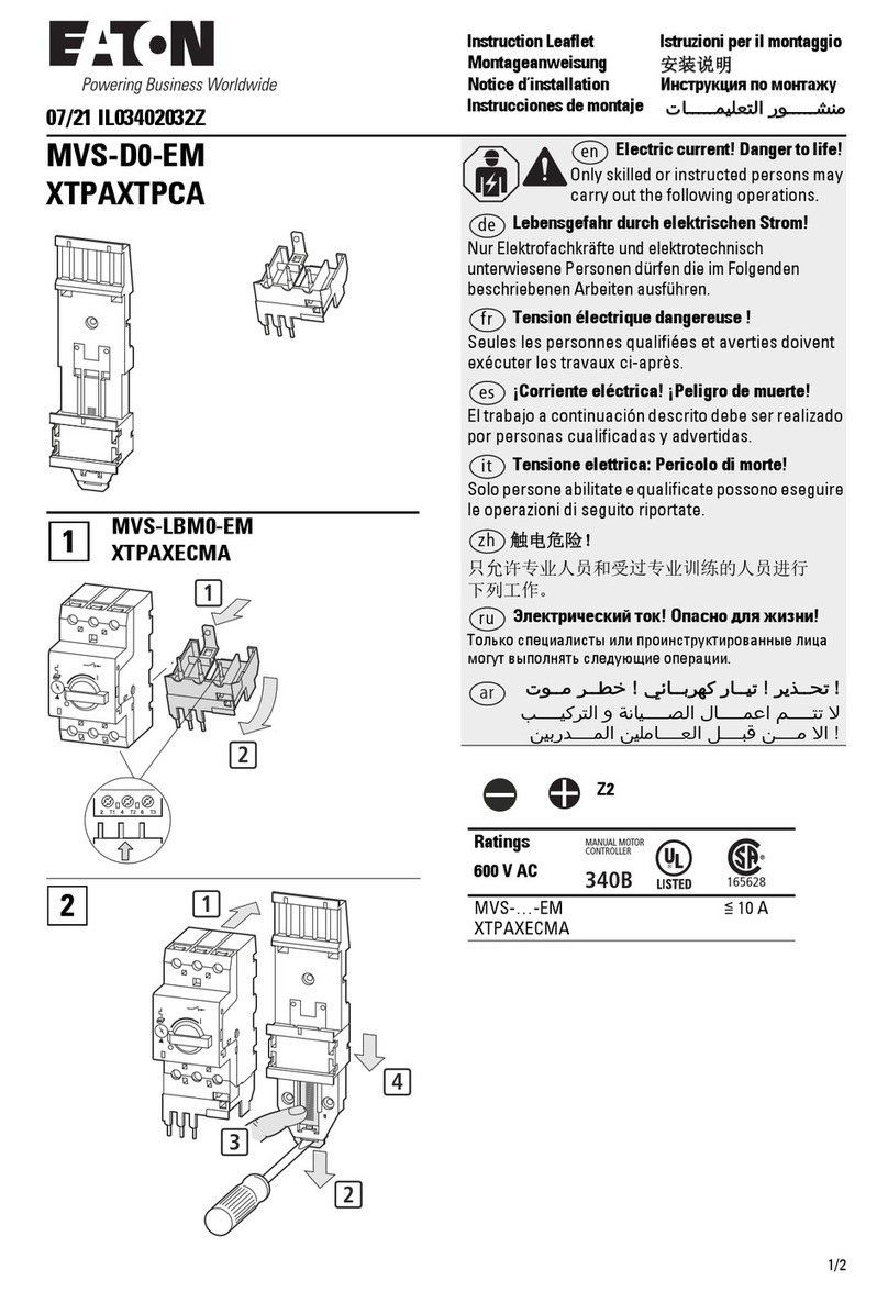 Eaton MVS-D0-EM Manual