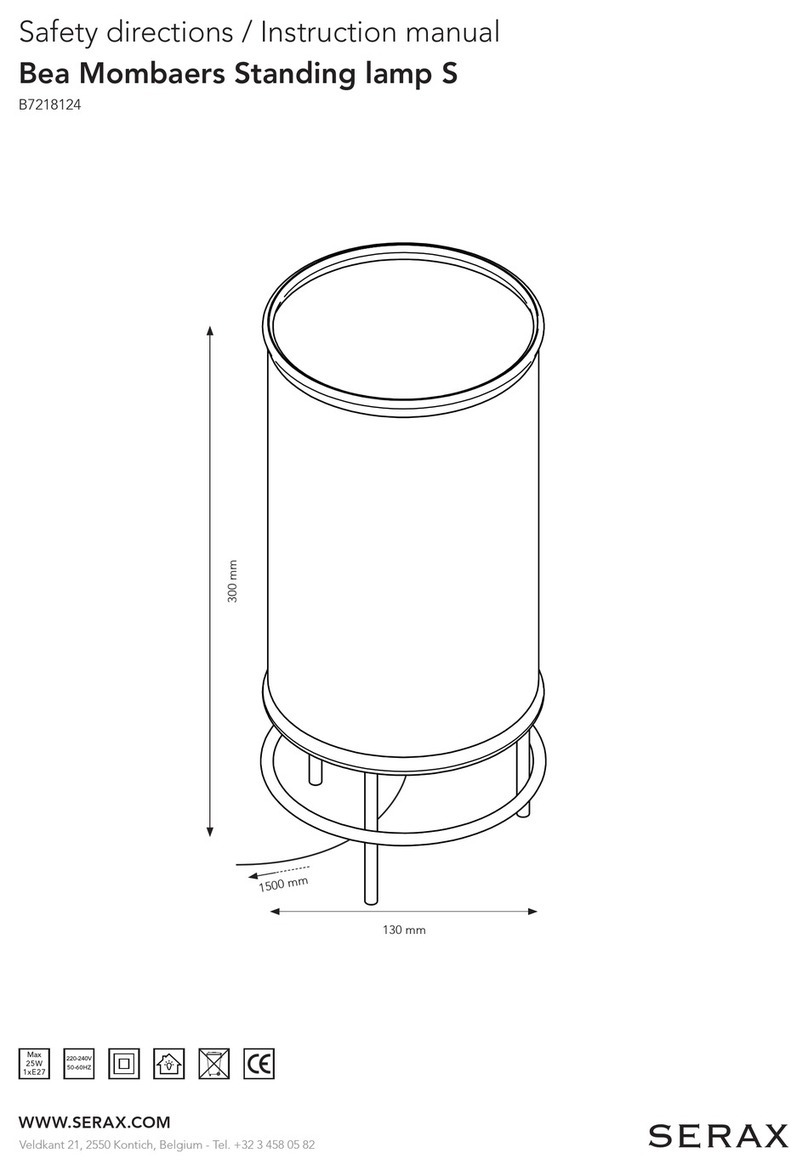 SERAX Bea Mombaers Standing lamp S User manual