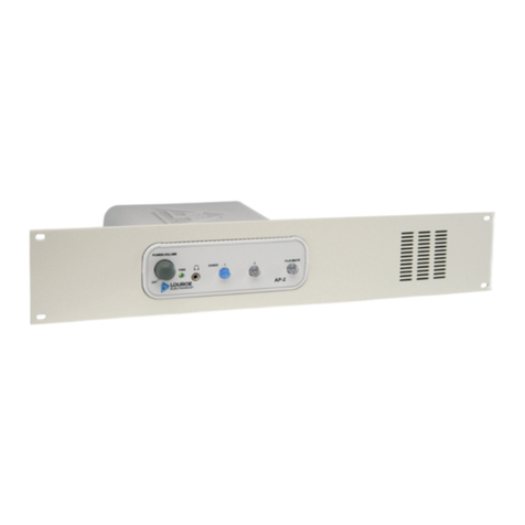 Louroe AP-2-RM Installation and operating instructions