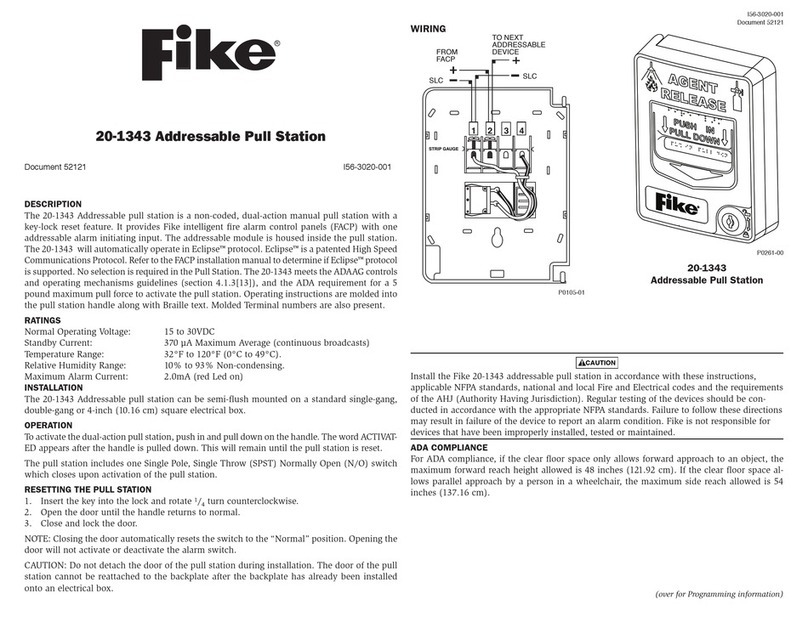Fike 20-1343 User manual