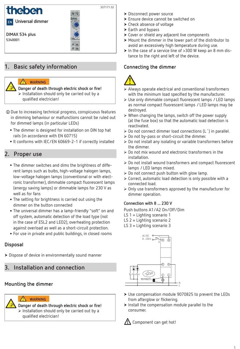 Theben DIMAX 534 plus manual