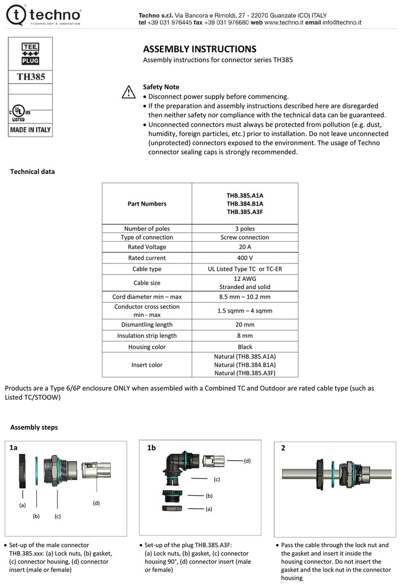 Techno THB.385.A1A User manual